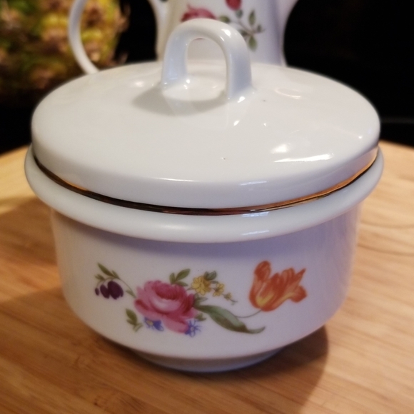 Vintage Henneberg Porzellan sugar & creamer set - Picture 4 of 8